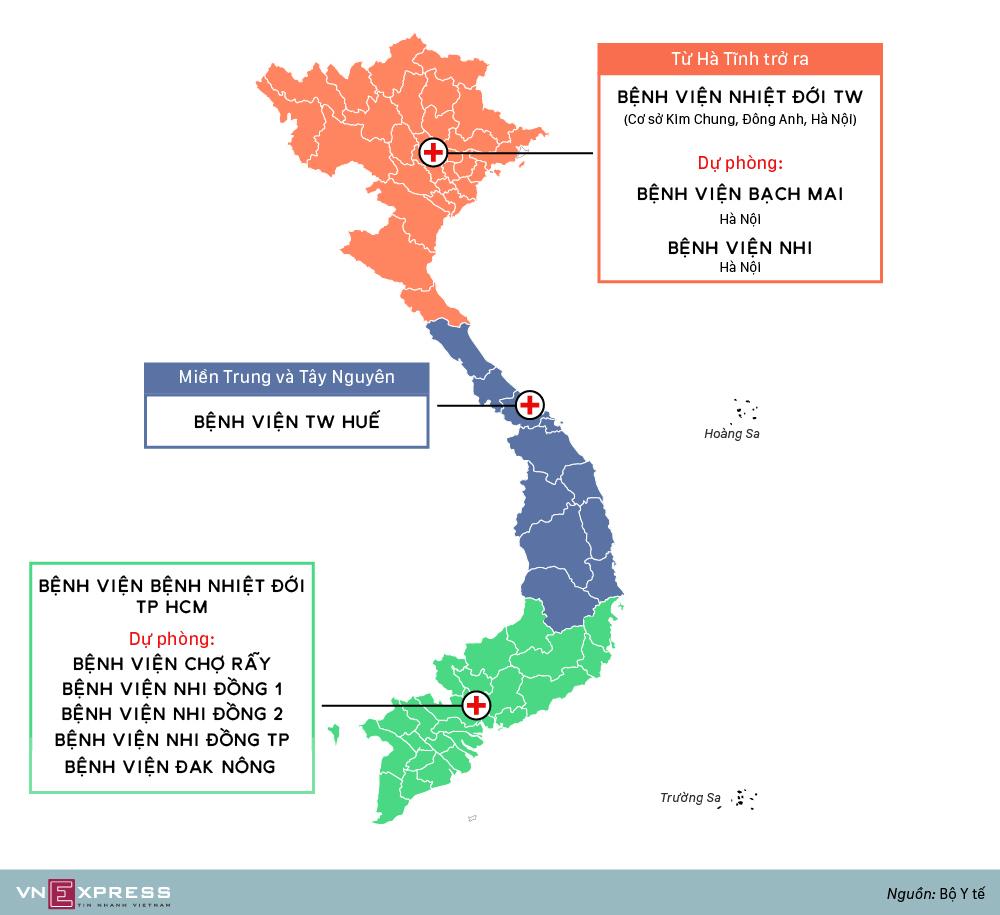 Bệnh nhân nghi nhiễm nCov khám chữa ở đâu?